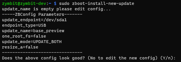 zboot update