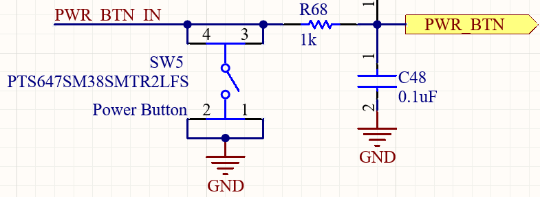 Power Button Pinout