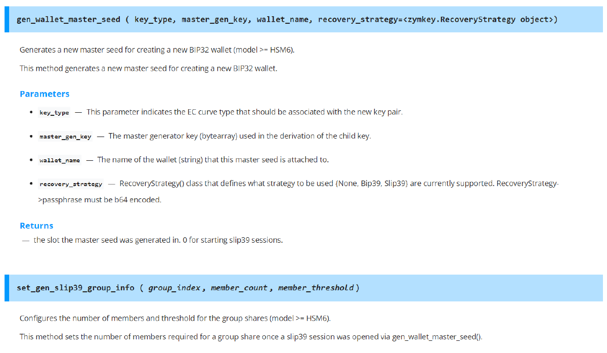 Zymbit documentation for secure compute module