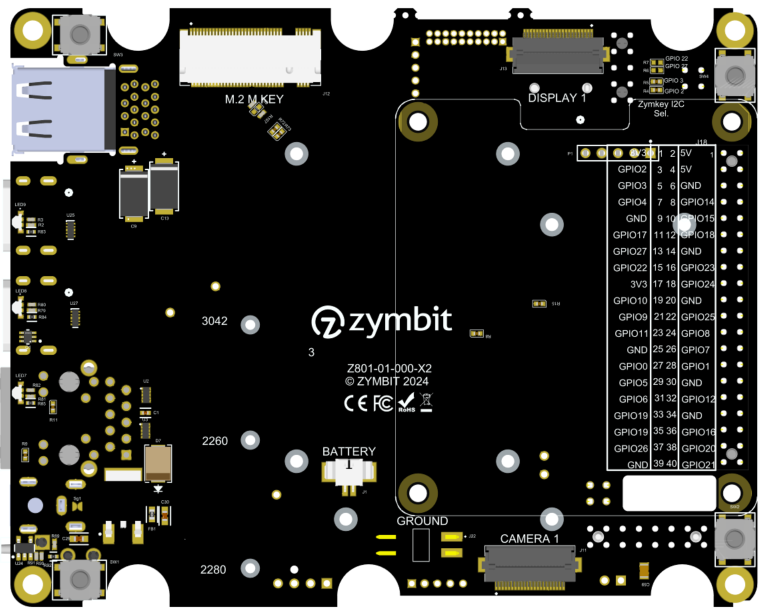 Secure Carrier Board SCB bottom view