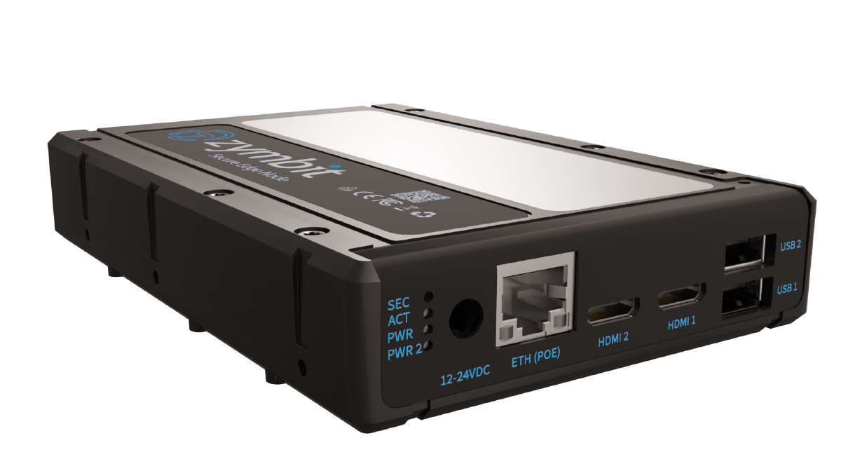 Secure Edge Node 500 front and side view