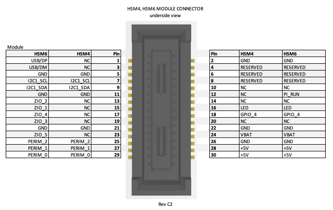 HSM4 Module Pinout|690x435, 75%